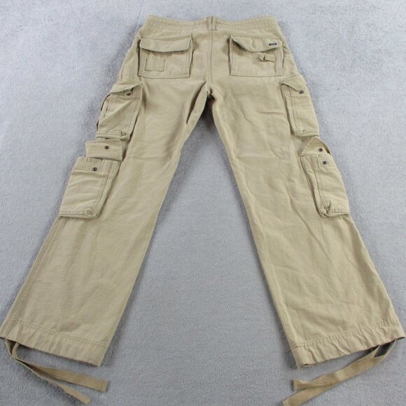 Baby Boo Fashion Cargo Pants Womens XS Sand Brown Tinashe Utility Baggy Relaxed - Picture 4 of 14